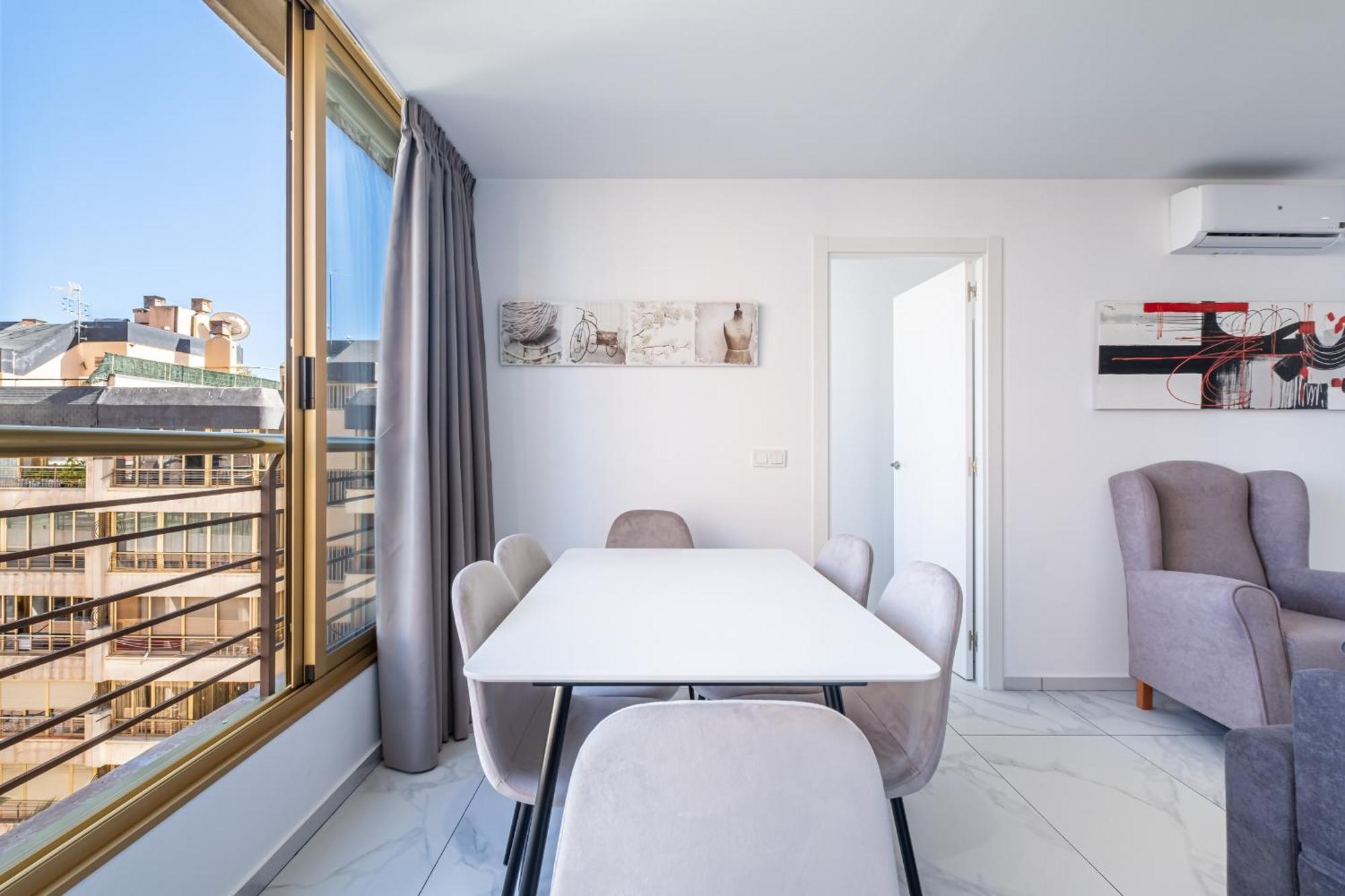 Benipark Apartments Poniente Beach ベニドルム エクステリア 写真