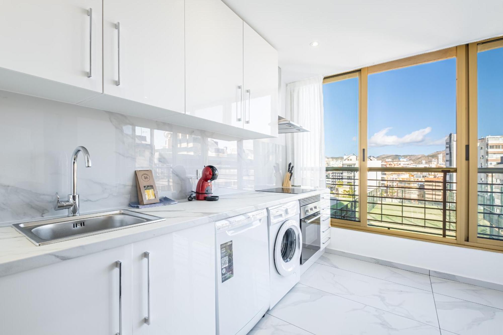 Benipark Apartments Poniente Beach ベニドルム エクステリア 写真