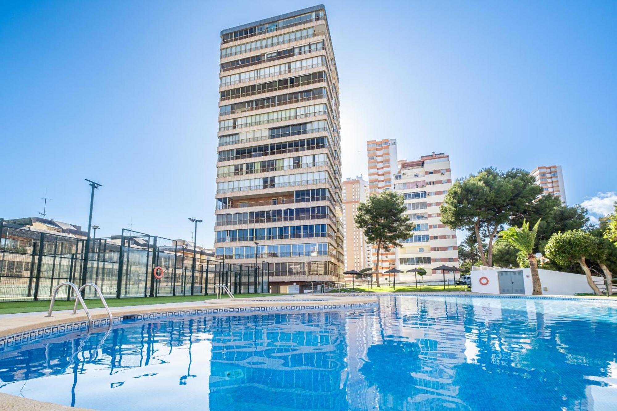 Benipark Apartments Poniente Beach ベニドルム エクステリア 写真